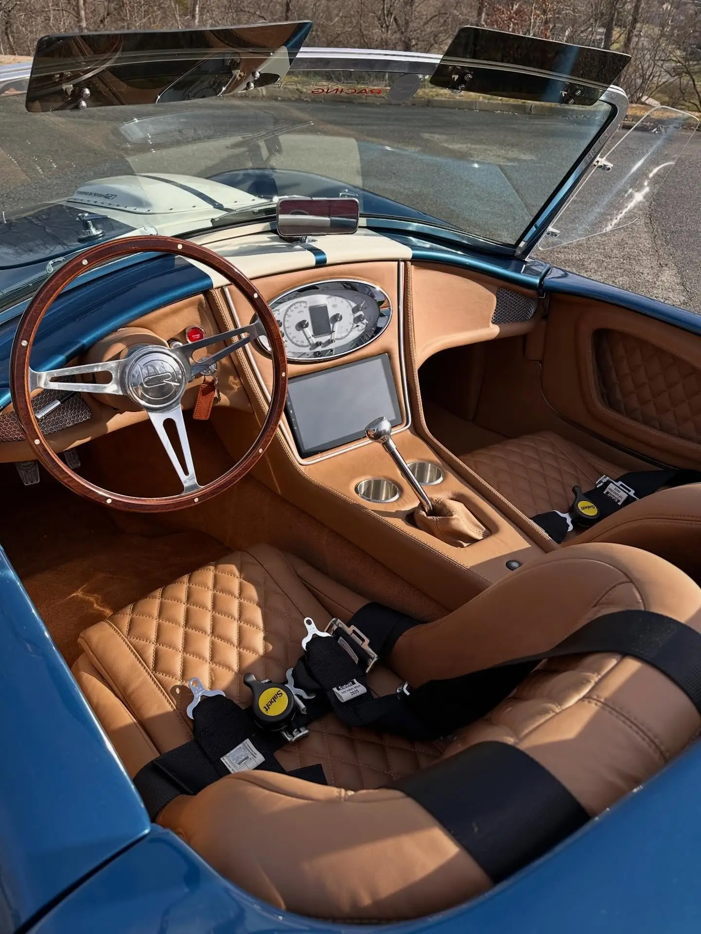 Interior of the 1965 Shelby Cobra