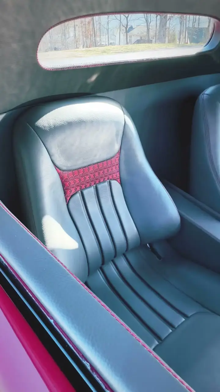 Interior of the 1933 Ford coupe