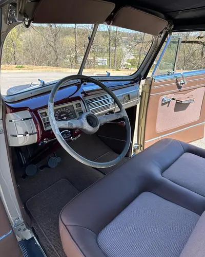 Antiques, floor mats and motorcycle seats: 1940 Ford