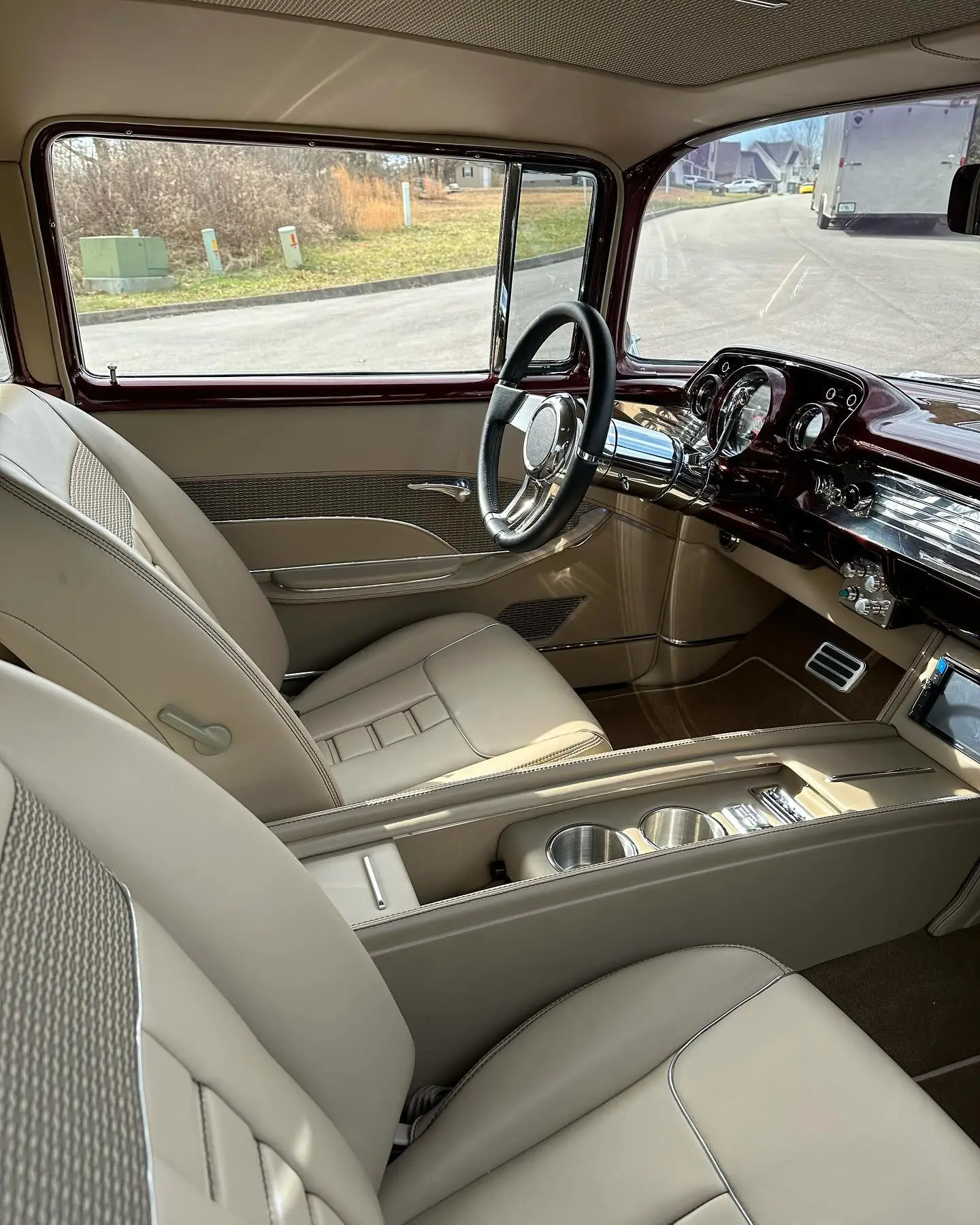 Interior of the 1957 Chevrolet Bel Air