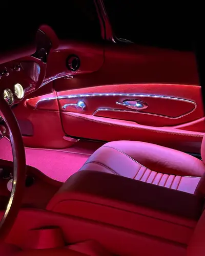 Accent lighting: 1957 Chevrolet Corvette